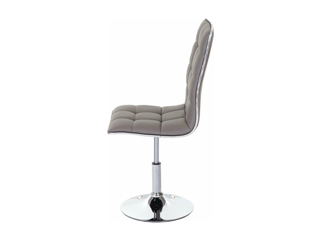 Modern design kitchen dining chair and Mobenze adjustable height swivel chair in synthetic material Mobenze-grey 04 0002206 MSXU35266