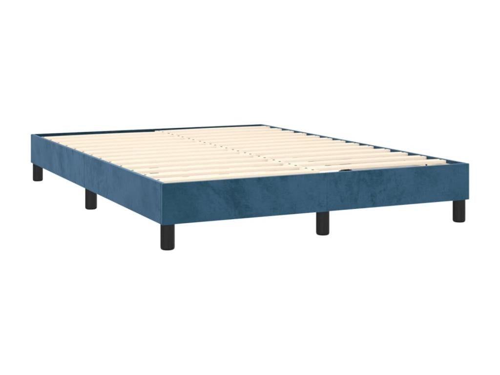 Boislis bed base with dark blue LED mattress 140x190 DWSA19041