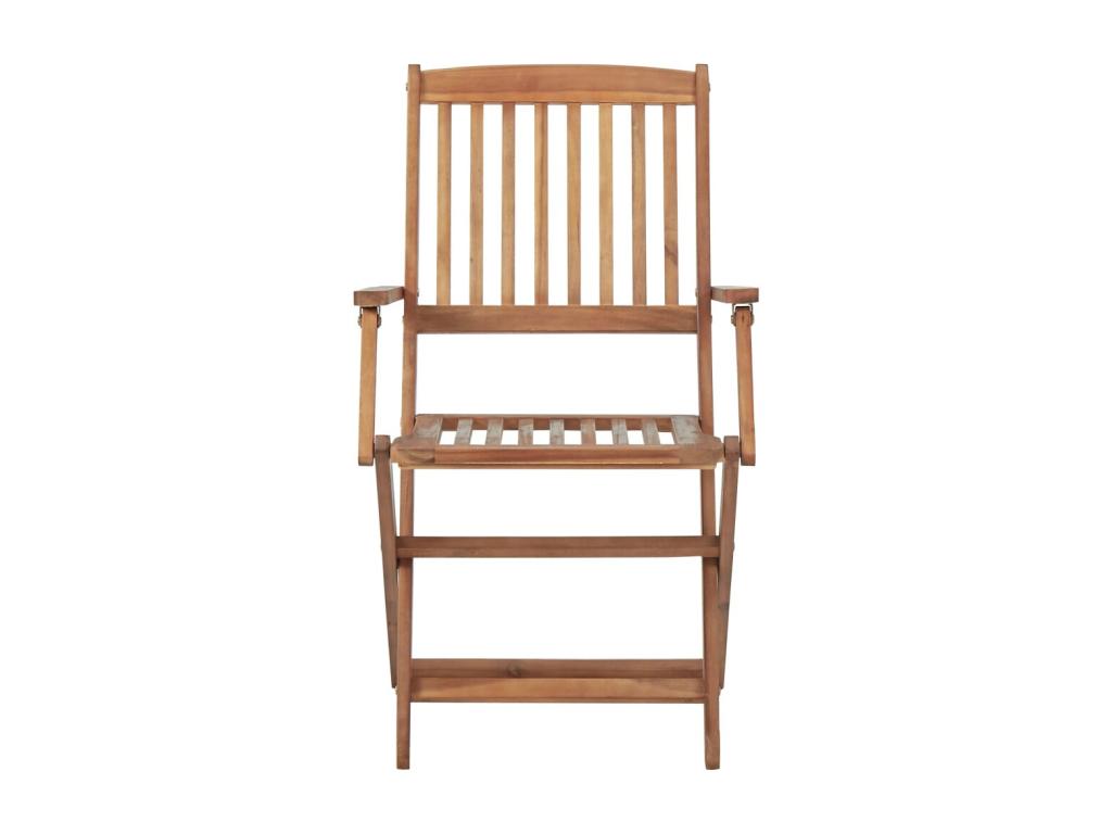 Mobenze Folding Garden Chairs, Set of 6 with Cushions, LRUE49471