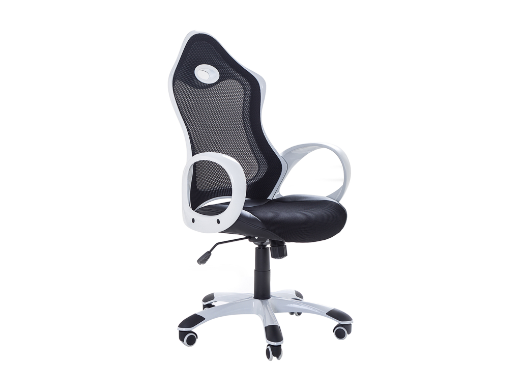 Mobenze Black/White Office Chair QGYI55333