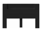 Black LED Headboard Wardrobe 160x16.5x103.5 cm CFYG73072