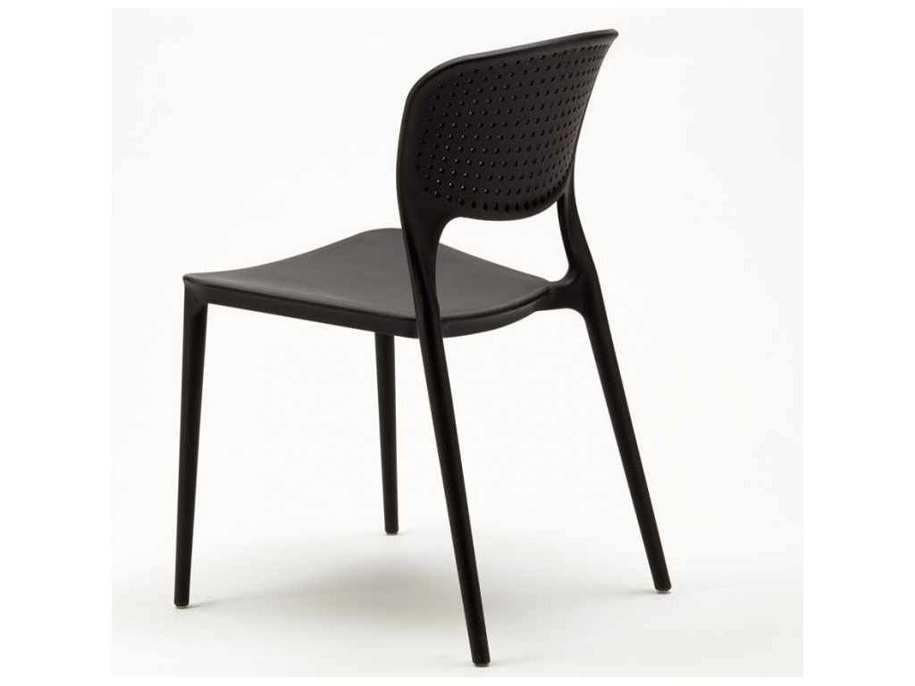 Mobenze Modern Stackable Chair - Grey - MAGA49245