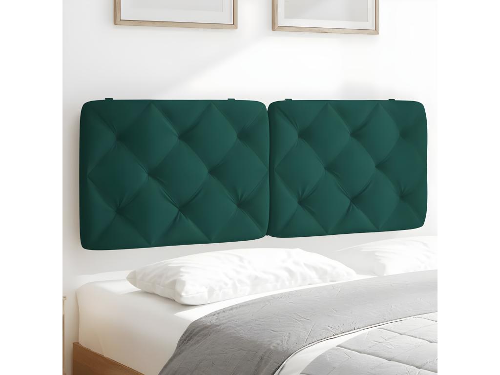 Dark green headboard cushion 120 cm Mobenze UWXR08608