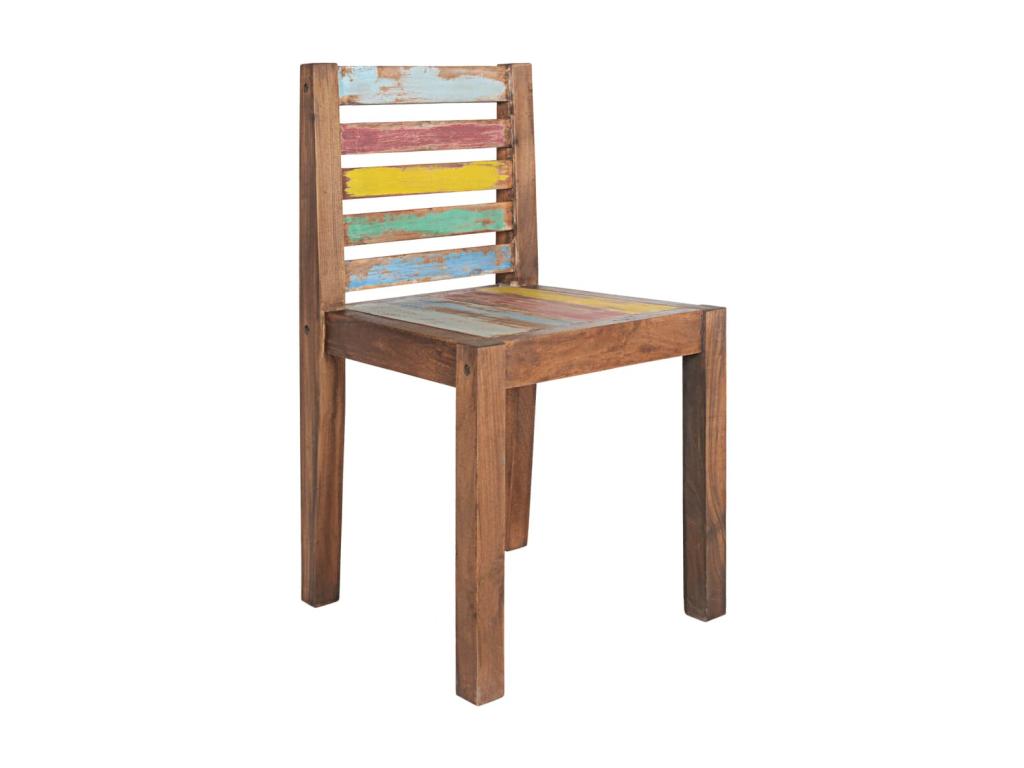 Dining Chairs, 4 pcs, Solid Reclaimed Wood, MANC80807