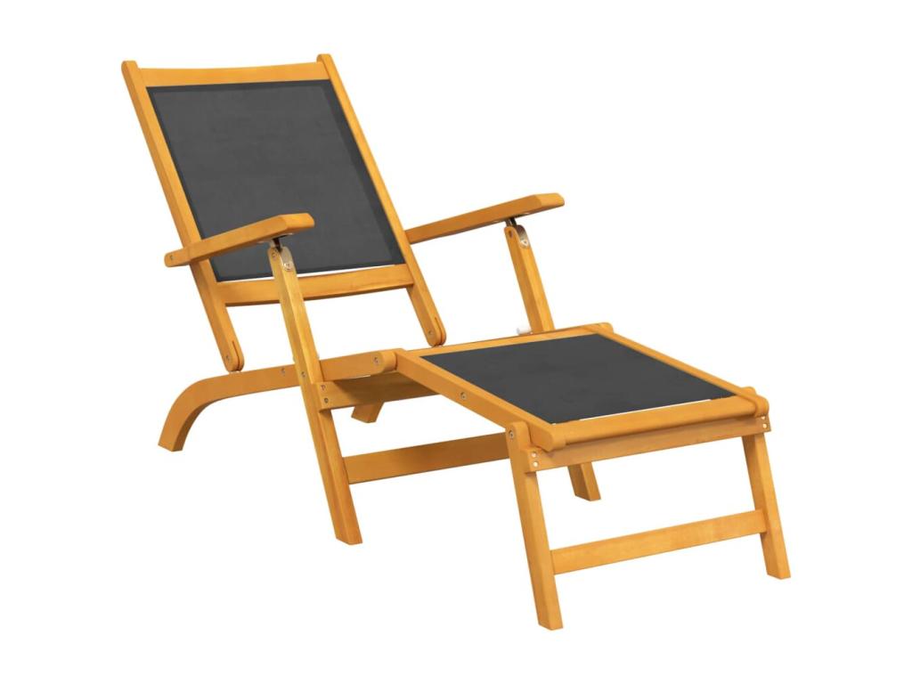 Outdoor sun lounger/deckchair 141x57.5x92 cm 02 0011916 AWOW35685