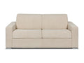 3-seater sofa bed with express convertible beige boucle fabric - 140 cm sleeping area - 14 cm mattress - Boislis PAUG99267