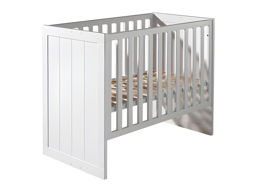 Boislis Wooden Baby Cot 60x120cm White GQXD46065
