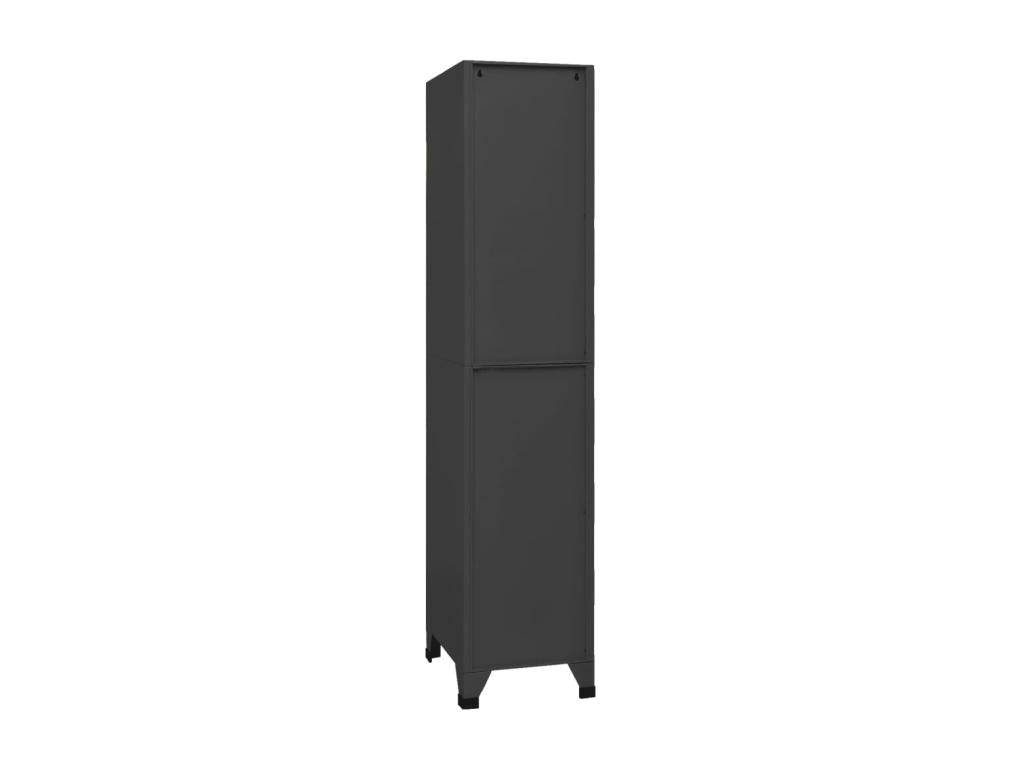 Anthracite Locker Cabinet 38x45x180 Steel TKQE40283