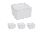 4x Boislis-C37 storage basket 12x19x19cm - white ALGB15736