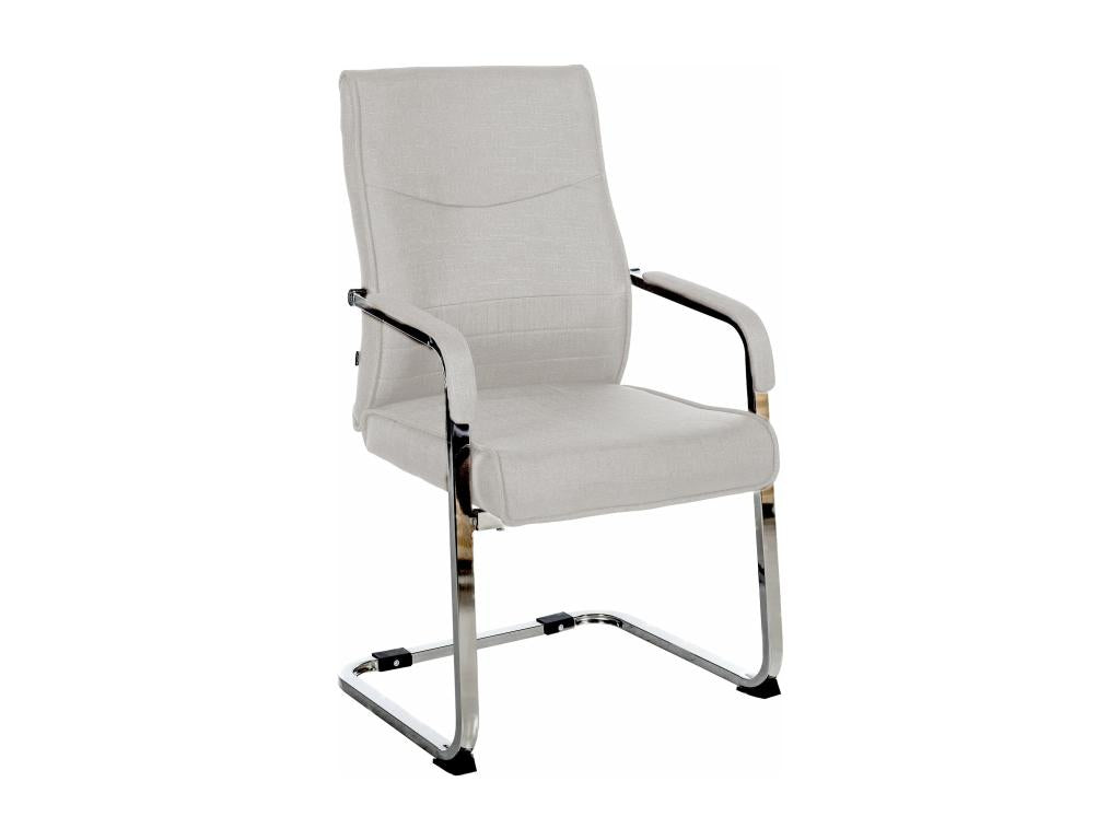 Rocking chairs - Fabric / Chrome-plated metal - Grey - Mobenze FDFR43434