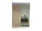 Boislis 147 Wardrobe, Boislis Oak - White, 200x120x58cm, Sliding Wardrobe Doors, UBKV95192