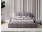 Mobenze Storage Bed 160x200 Mobenze Upholstered Bed with Storage - Light Grey Loop Bed Anthology 15 HTWE83075