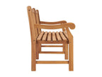 JOCO86201 Garden Bench, 228 cm, Solid Teak Wood
