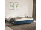 Dark blue velvet bed frame (mattress not included) 160x200 cm RFKU28677