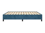 Dark blue velvet bed frame (mattress not included) 160x200 cm RFKU28677