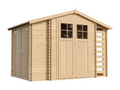 Wooden garden shed and outdoor log storage - 3.53 x 0.97 x 0.97 m² - Boislis M389F ZDRE12445
