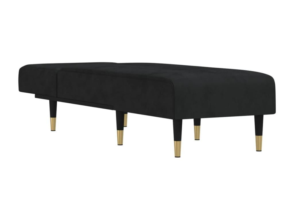 Mobenze SVCX15154 black chaise longue