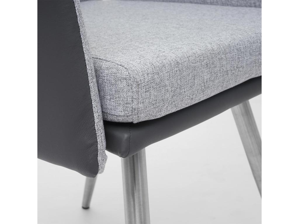 Boislis-G54 dining chair, set of 2, grey, PDNI61972