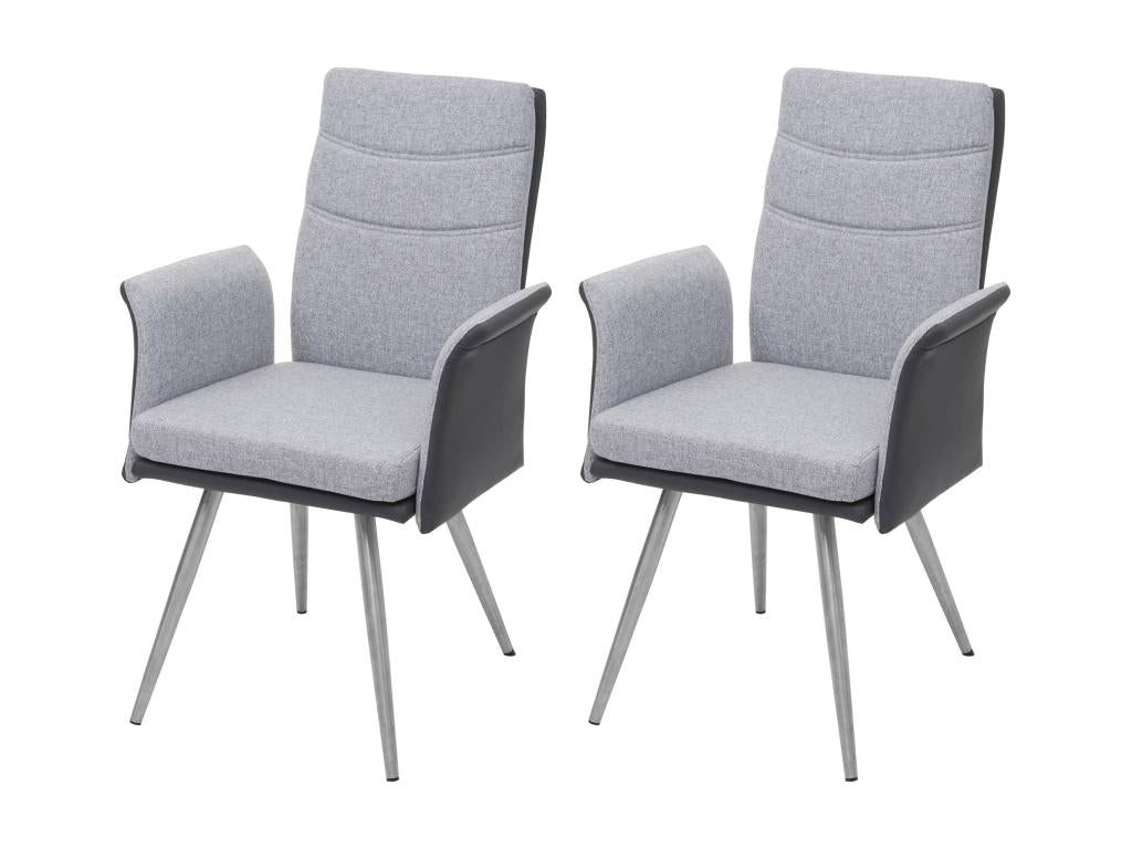 Boislis-G54 dining chair, set of 2, grey, PDNI61972