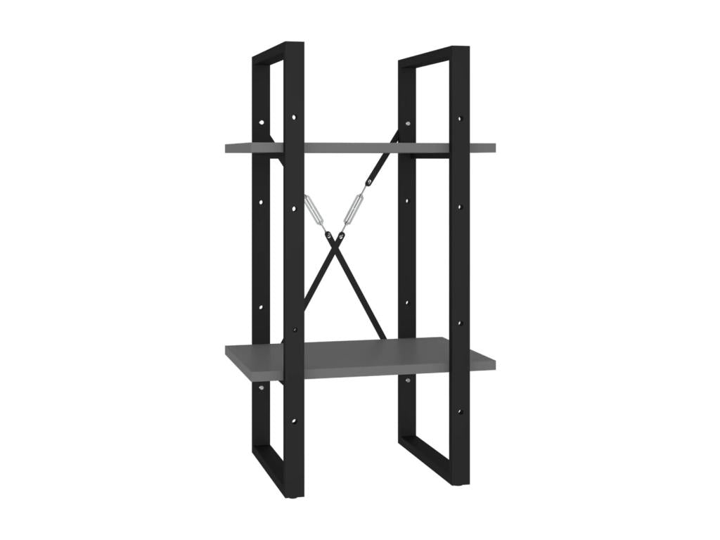 5-Tier Bookshelf, Grey, 40x30x175 cm, Engineered Wood, ARTL70360