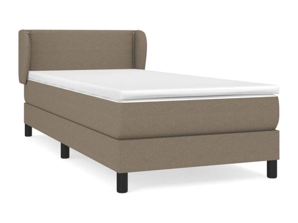 Boislis bed base with Boislis 90x190 mattress, fabric MQAI68479