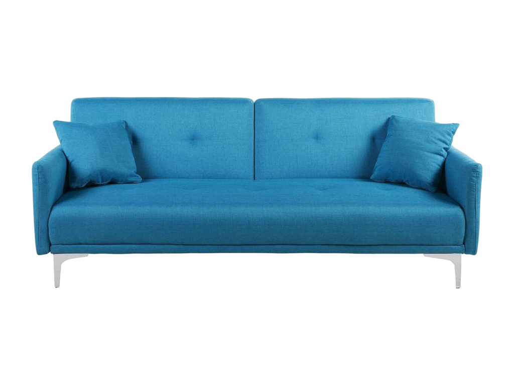 Boislis Sofa Bed, Azure Blue Fabric, 3-Seater, UPWT91240